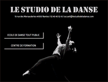 Tablet Screenshot of lestudiodeladanse.com